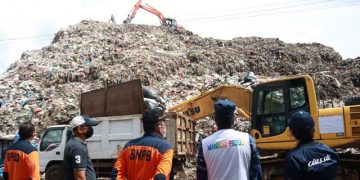 Tempat Pembuangan Akhir sampah di Sumompo Kecamatan Tuminting
