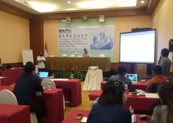 Workshop yang diselenggarakan KPU Minahasa Utara. (foto: Barta1)