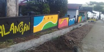 Desa Dapalan ‘Disulap’ Bagaikan Lintasan Pelangi