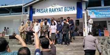 Wali Kota Manado Resmikan Pasar Rakyat Buha, Angkot Masuk ke Dalam Pasar