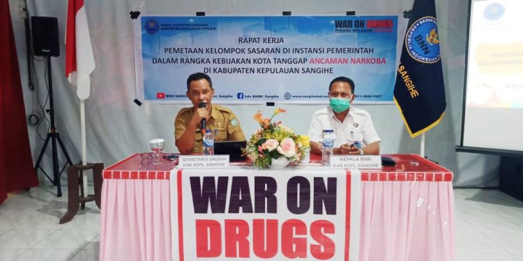 Sekda Sangihe Tegaskan ASN Beri Andil dalam Perang Melawan Narkoba