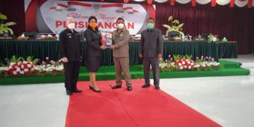 Evangelian Sasingen Sampaikan Pengantar LKPJ Kepala Daerah TA 2020