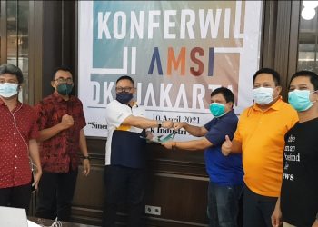 Rikando Somba-Yulis Sulistyawan Kembali Nahkoda AMSI DKI Jakarta