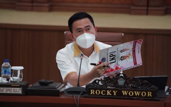 Ketua Pansus LKPJ Gubernur 2020, Rocky Wowor.