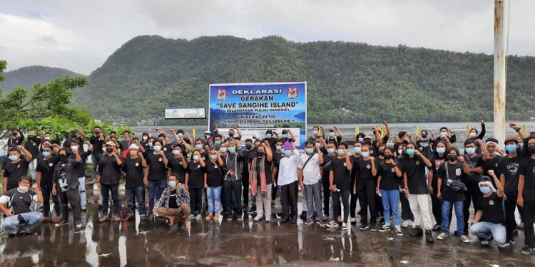 Deklarasi ‘Save Sangihe Island’ Masyarakat Adat Minta Jokowi Cabut IUP PT TMS