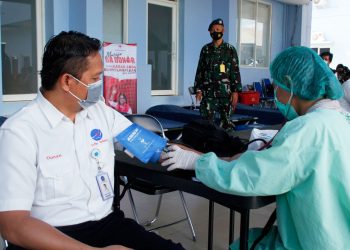 HUT TNI AU ke-75, Lanud Samrat Gelar Donor Darah