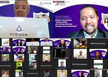 Pyridam Farma Salurkan Suplemen Kesehatan Minimalisir Resiko Kerja Jurnalis