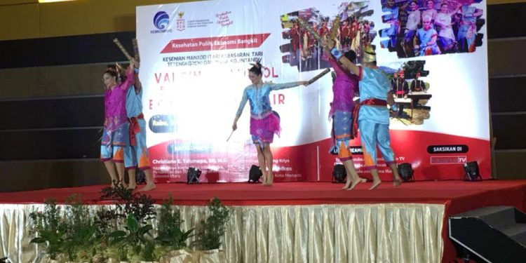 Kemkominfo Sosialisasi Vaksin-Protokol 5M Lewat Seni Budaya Minahasa