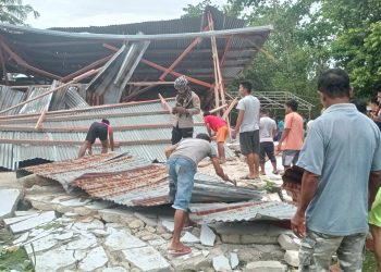 Tangis dan Syukur Dibalik Robohnya Gereja Kasih Diaspora Talaud