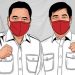 Grafis pemimpin Sulut, Gubernur Olly Dondokambey dan Wagub Steven Kandouw yang meminta masyarakat untuk patuh Prokes Penanggulangan Covid-19. (foto: Pemprov Sulut- https://corona.sulutprov.go.id)