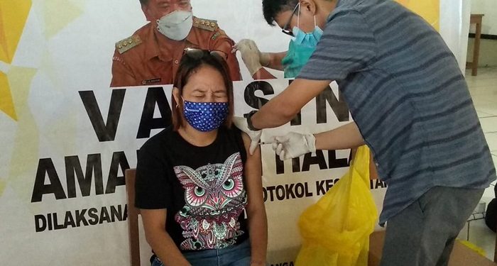 Pelaksanaan Vaksinasi di Kepulauan Sangihe