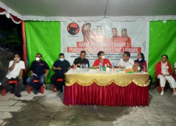 Rakor PAC PDIP Singkil, Sualang: Berkhianat Segera Diganti