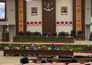 Audiensi KPK RI Bersama Anggota DPRD Provinsi Sulut. (foto: Meikel/Barta1)