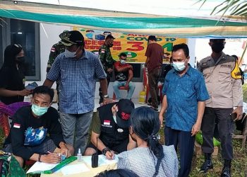 Bupati memantau program Vaksinasi di Pulau Perbatasan