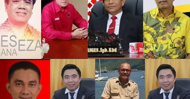 Figur-figur yang diprediksi akan mewarnai Pilkada Sangihe 2024. (foto: istimewa)