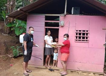 Program Pencegahan Covid-19 Kampung Pinebentengang Kecamatan Manganitu