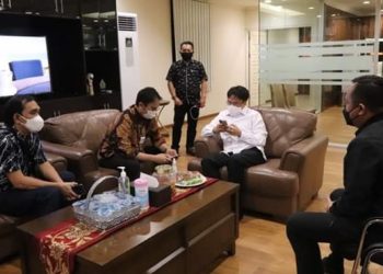 Kunjungan Wamenda Jerry Sambuaga menemui pemimpin Kota Manado