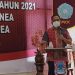 Wakil Wali Kota Richard Sualang Saat memberikan sambutan dalam kunjungan ke kelurahan wanea (foto : randy/barta1)