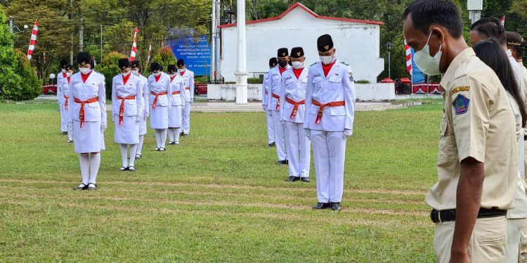 Jelang HUT RI ke-76, Pengukuhan Paskibra Sulut