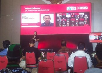 Roadshow Gerakan Digital 1000 Startup di Ruang Mapalus Kantor Gubernur Sulut. (foto: Barta1)
