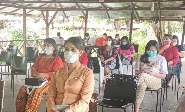 Ketua Dharma Wanita Persatuan BNN Sulut Monica Satriawan. (foto: BNN Sulut)