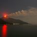 Gunung Karangetang di Pulau Siau yang diyakini sebagai tempat bersemayam dewa Aditinggi. (foto: Buyung Mangangue)