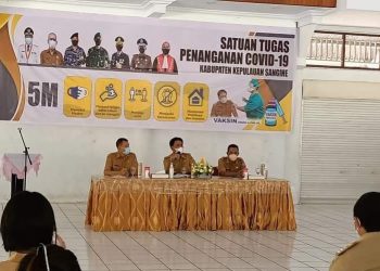 Pemkab Sangihe Gelar Rakor Percepatan Vaksinasi Covid-19
