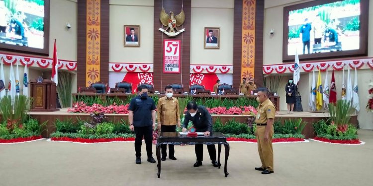 RKT DPRD Sulut 2022 Diparipurnakan