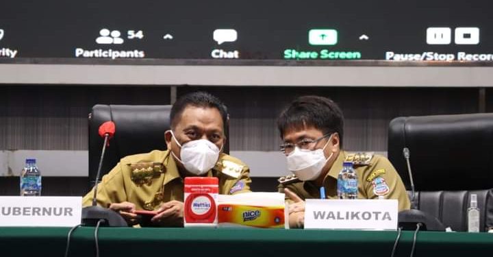 Gubernur Sulut Olly Dondokambey dan Walikota Manado Andrei Angouw.