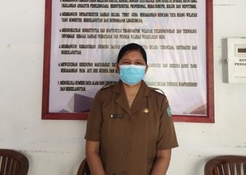 Vaksinator Covid 19 Kabupaten Kepulauan Sangihe Nortje Kaemba (Foto : Rendy/Barta1)