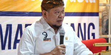 Ketua DPD RI, AA LaNyalla Mahmud Mattalitti dalam kunjungan di Dapilnya di Surabaya, Kamis (11/11/2021). (Istimewa)