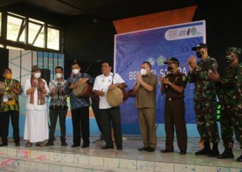 Bupati Gaghana membuka SWRF 2021 (Foto: Rendy/Barta1)