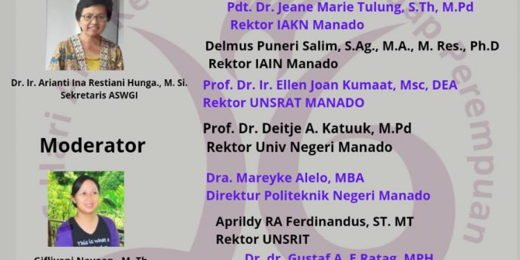 Tujuh Rektor di Sulut Bakal Jadi Penanggap Webinar Permendikbudristek Nomor 30 Tahun 2021