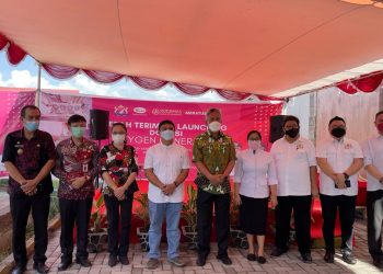 Melalui Kadin, Sasa Inti Serahkan Oksigen Generator ke RSUD Amurang