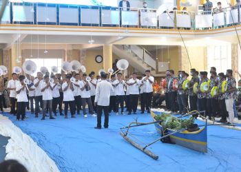 Foto : Seremoni Pembukaan Sidang MPL PGI Diisi Dengan Pentas Budaya Kolaborasi Masamper dan Rebana. (Istimewa)