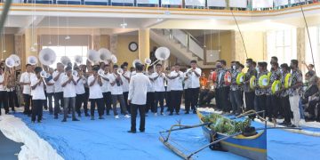Foto : Seremoni Pembukaan Sidang MPL PGI Diisi Dengan Pentas Budaya Kolaborasi Masamper dan Rebana. (Istimewa)