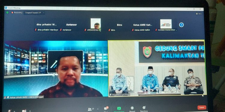 10 Media Gelar Deklarasi dan Konferwil I AMSI Kalteng