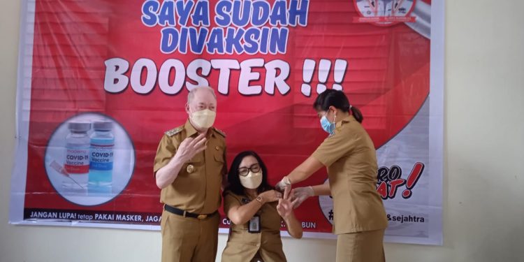 Pemkab Sitaro Canangkan Vaksinasi Anak dan Vaksinasi Booster