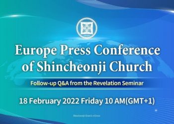 Konferensi pers yang digelar Gereja Yesus Shincheonji. (foto: istimewa)