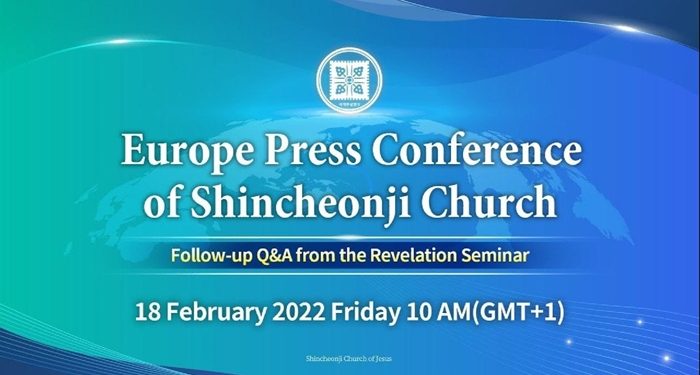 Konferensi pers yang digelar Gereja Yesus Shincheonji. (foto: istimewa)