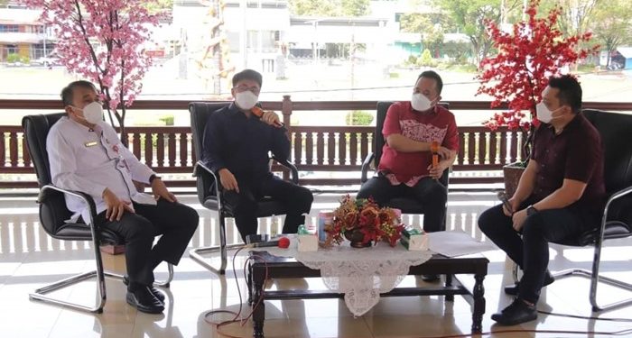 Suasana talkshow Tabea yang digelar di pendopo Kantor Walikota Manado. (foto: Humas Pemkot Manado)