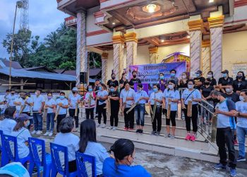 Bunyi Tetengkoran Pertanda Dimulainya Kegiatan H2RG GMIM Kanaan Pinaling
