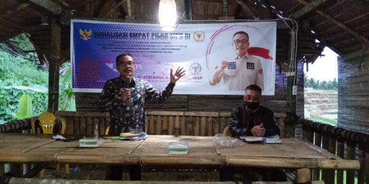 Stefanus BAN Liow Sosialisasi Empat Pilar MPR RI