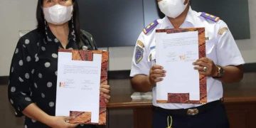 Foto : Penandatangan MuU Polimdo dan Politeknik Pelayaran Sulut (Dok : Istimewa)