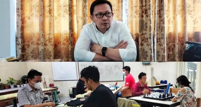Stevie Kaligis dan persiapan atlet catur Polimdo mengikuti Porseni Banjarmasin