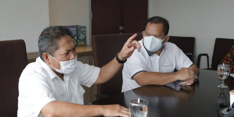 Pemda Talaud melakukan audiensi mengenai potensi perikanan tangkap dan budidaya laut di wilayah perbatasan