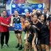 Salah satu juara turnamen Futsal putri yang digeler IKA Polimdo