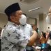 Pertemuan antara Ir James Tuuk dan Rektor Unsrat Manado, Ellen Kumaat (Foto Istimewa).