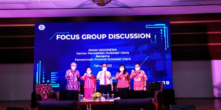 Focus Group Discussion (FGD) tentang Peningkatan Pertumbuhan Ekonomi Daerah Provinsi Sulawesi Utara. (Istimewa)