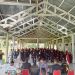 Foto : Pelatihan bersama atlet silat IPSI Sangihe di Kecamatan Manganitu, Ketua IPSI Sangihe Aprikonus Loris memberikan arahan. (Dok: Istimewa)